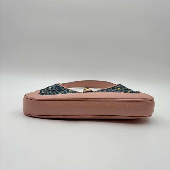 Gucci Jackie 1961 GG Denim Floral Shoulder Bag – Limited Edition - Picture 4 of 12